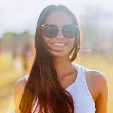 Simple Straight Smooth Sleek Hairstyle